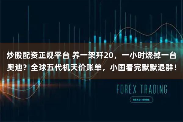 炒股配资正规平台 养一架歼20，一小时烧掉一台奥迪？全球五代机天价账单，小国看完默默退群！